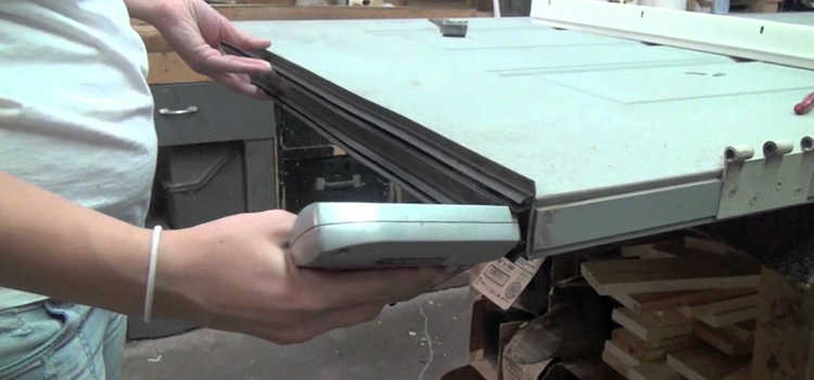 damaged steel door repair University